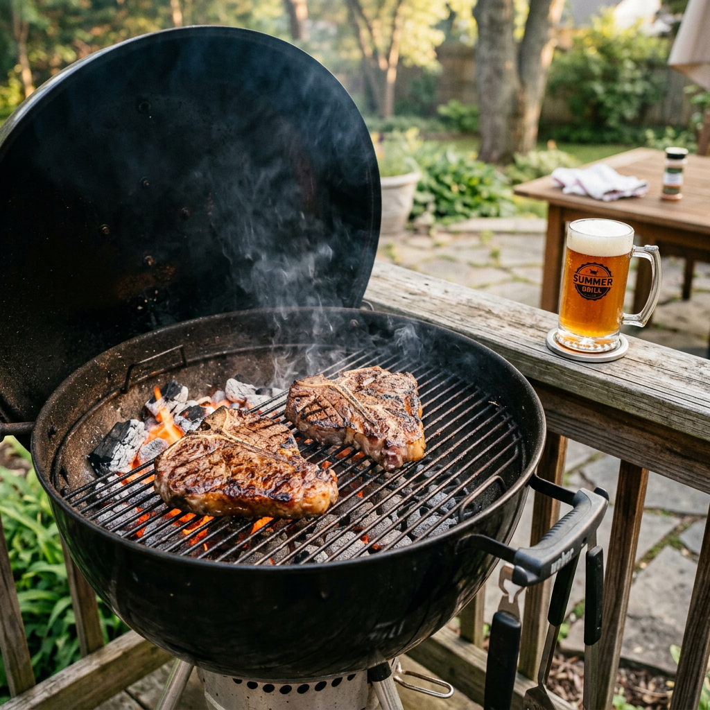 Weekend Warriors - 4 T-Bones, 1 lb. ground beef